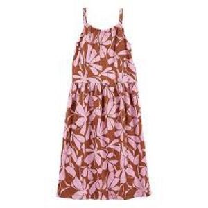 Floral Pink and Brown Kids Dress New
